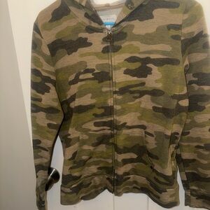 Lucky Brand Camo Zip-Up Jacket
